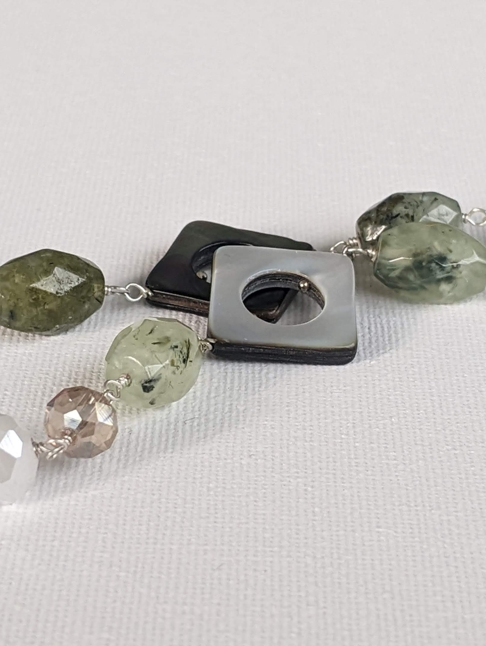 Seaside Treasures Sterling Silver and Natural Gemstone Necklace - Picture 6 of 10